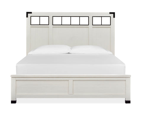 Harper Springs - Complete Panel Bed With Metal Headboard - Premium Panel Beds from Magnussen Furniture - Just $1287! Shop now at brett interiors