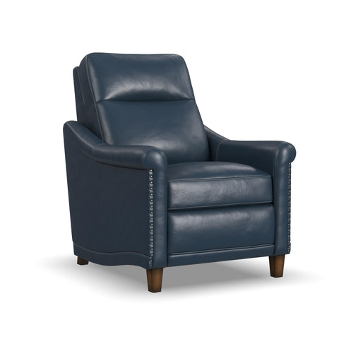 Elizabeth - Power Recliner with Power Headrest - Blue - Premium Reclining Chairs from Flexsteel - Just $2125! Shop now at brett interiors