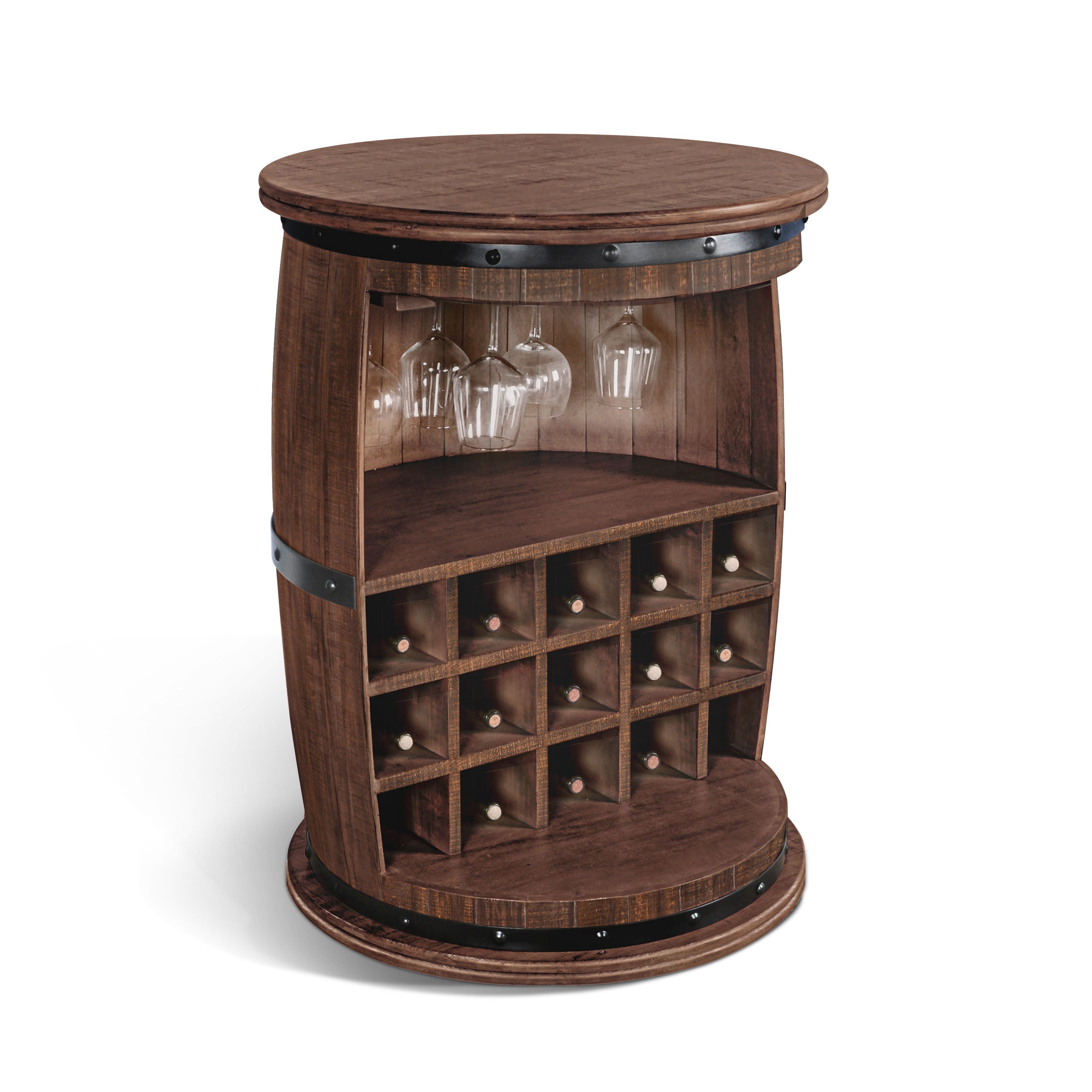 Homestead - Wine Rack - Dark Brown - Premium Wine Racks from Sunny Designs - Just $894! Shop now at brett interiors