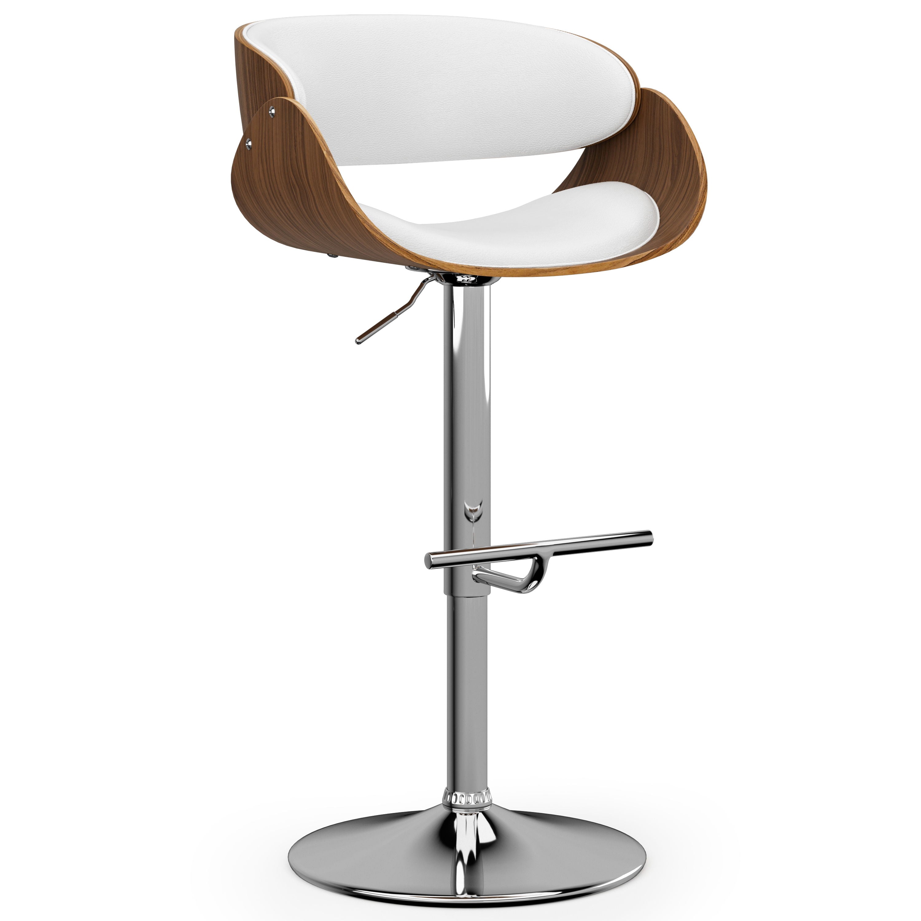 Amery - Adjustable Swivel Bar Stool - Premium Bar Height (28"-30") from Simpli Home - Just $189! Shop now at brett interiors