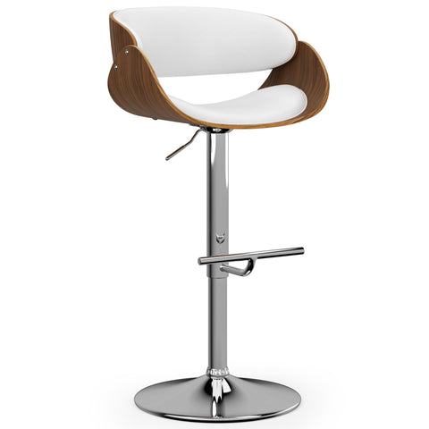 Amery - Adjustable Swivel Bar Stool - Premium Bar Height (28"-30") from Simpli Home - Just $189! Shop now at brett interiors