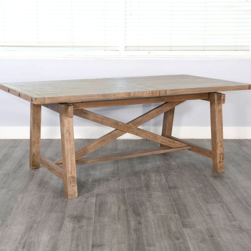 Vivian - Rectangular Extension Table - Light Brown - Premium Dining Tables with Extensions from Sunny Designs - Just $1074! Shop now at brett interiors