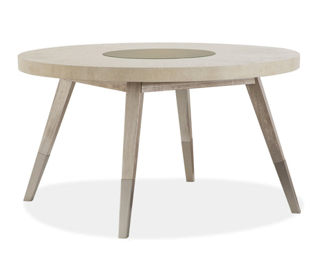 Lenox - Round Dining Table - Warm Silver - Premium Dining Tables from Magnussen Furniture - Just $922.50! Shop now at brett interiors