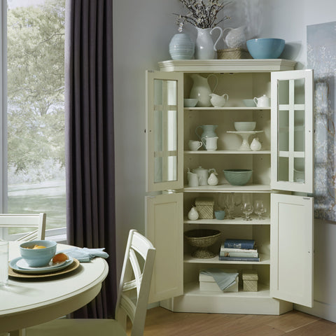 Bay Lodge - Corner China Cabinet - Premium Cabinets from Homestyles - Just $2249.98! Shop now at brett interiors