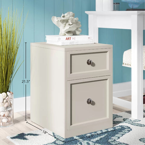 Boca - Rolling File - Cottage White - Premium Filing Cabinets from Parker House - Just $287.50! Shop now at brett interiors