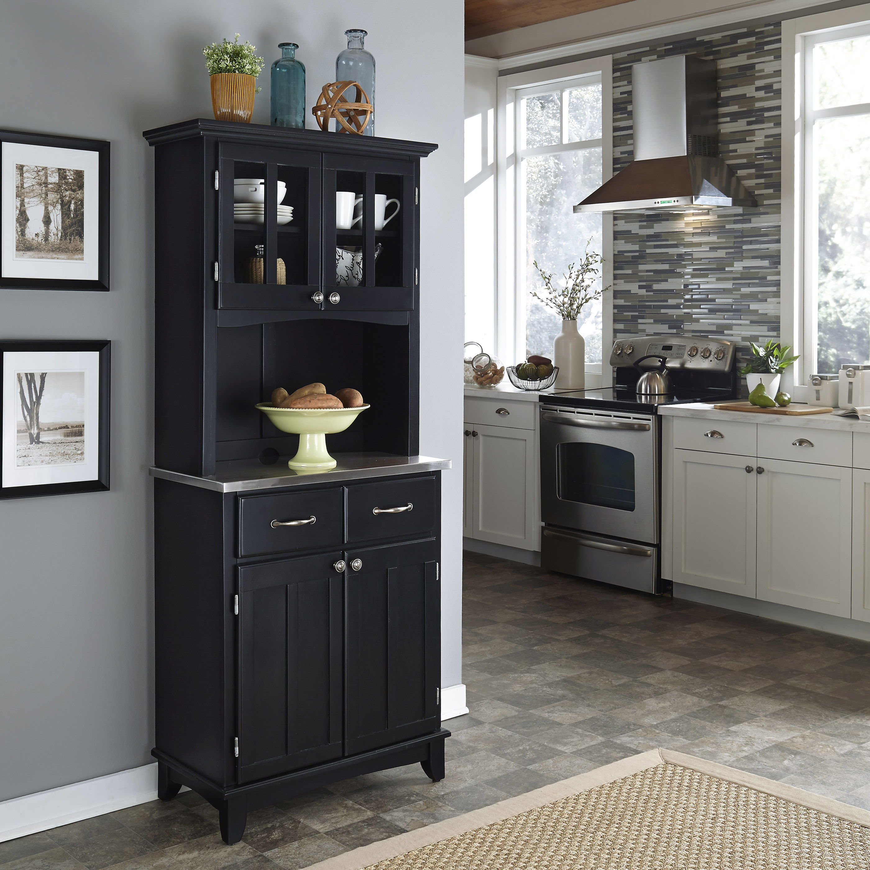 Walker Buffet with Hutch - Premium Hutches & Buffets from Homestyles - Just $1224.98! Shop now at brett interiors