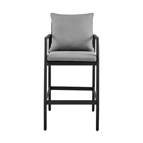 Cayman - Outdoor Patio Bar Stool With Cushions - Premium Counter Height (24"-27") from Armen Living - Just $845! Shop now at brett interiors