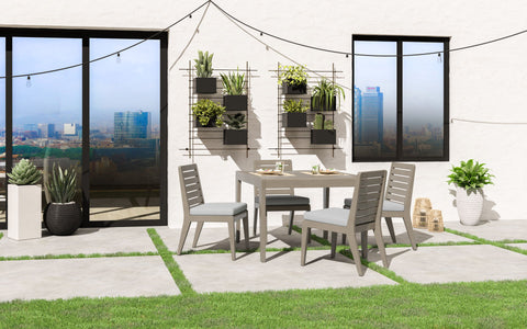 Sustain - Outdoor Dining Table Set - Premium 7 Piece Outdoor Sets from Homestyles - Just $3975! Shop now at brett interiors