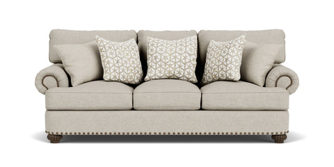 Patterson - Sofa - Nailhead Trim - Premium Stationary Sofas from Flexsteel - Just $3062.50! Shop now at brett interiors