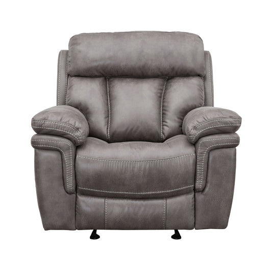 Estelle - Power Recliner Chair - Gunmetal - Premium Reclining Chairs from Armen Living - Just $1305! Shop now at brett interiors