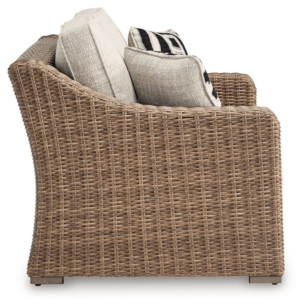 Beachcroft - Beige - Loveseat With Cushion - Premium Loveseats from Signature Design by Ashley® - Just $1371.25! Shop now at brett interiors