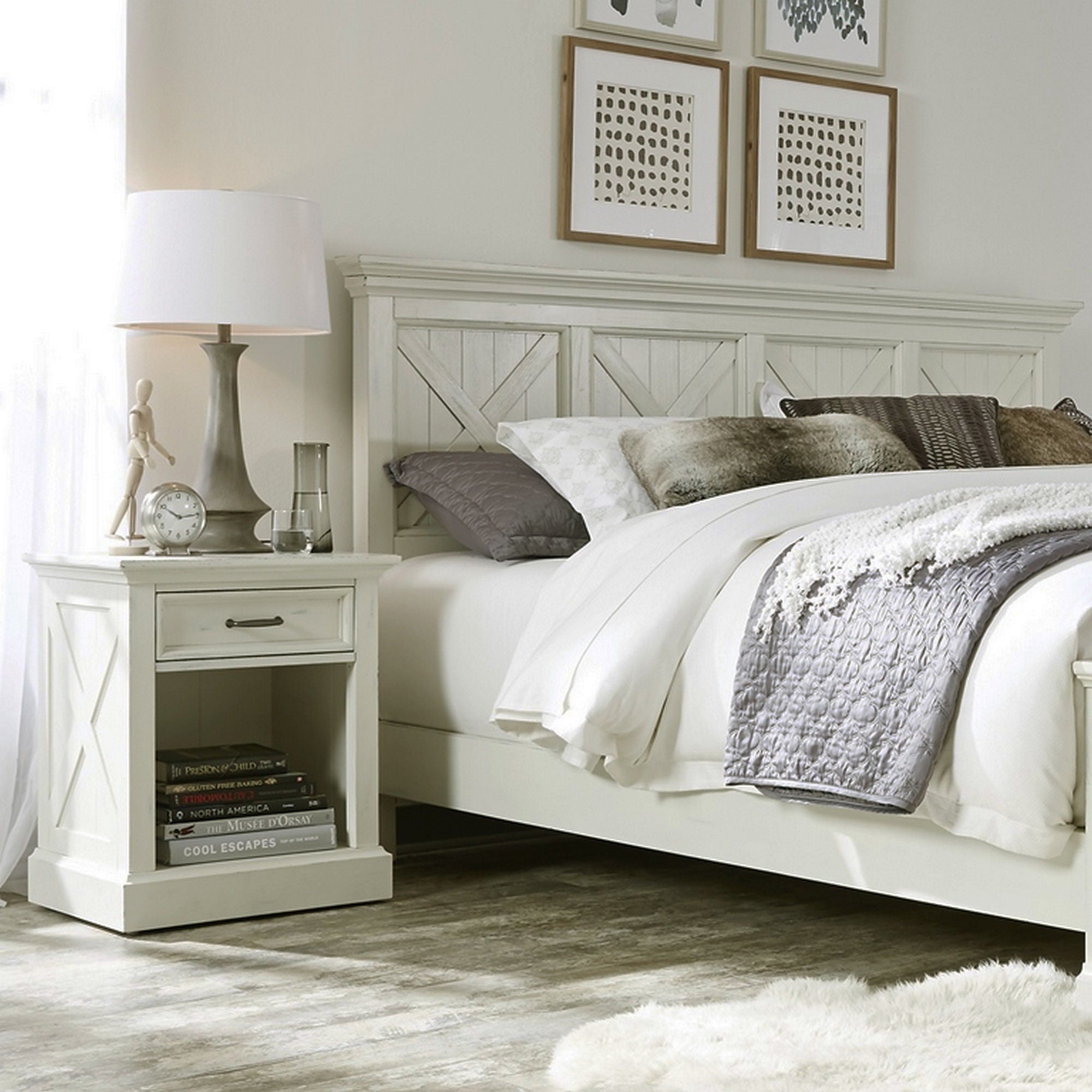 Bay Lodge - Headboard and Nightstand Set - Premium 2 Piece Bedroom Sets from Homestyles - Just $1999.98! Shop now at brett interiors