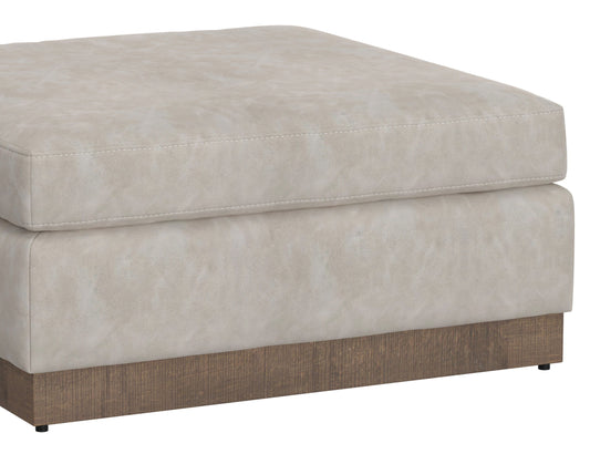 Georgia - Upholstered Square Ottoman - Oyster - Premium Accent Ottomans from International Furniture Direct - Just $712.50! Shop now at brett interiors