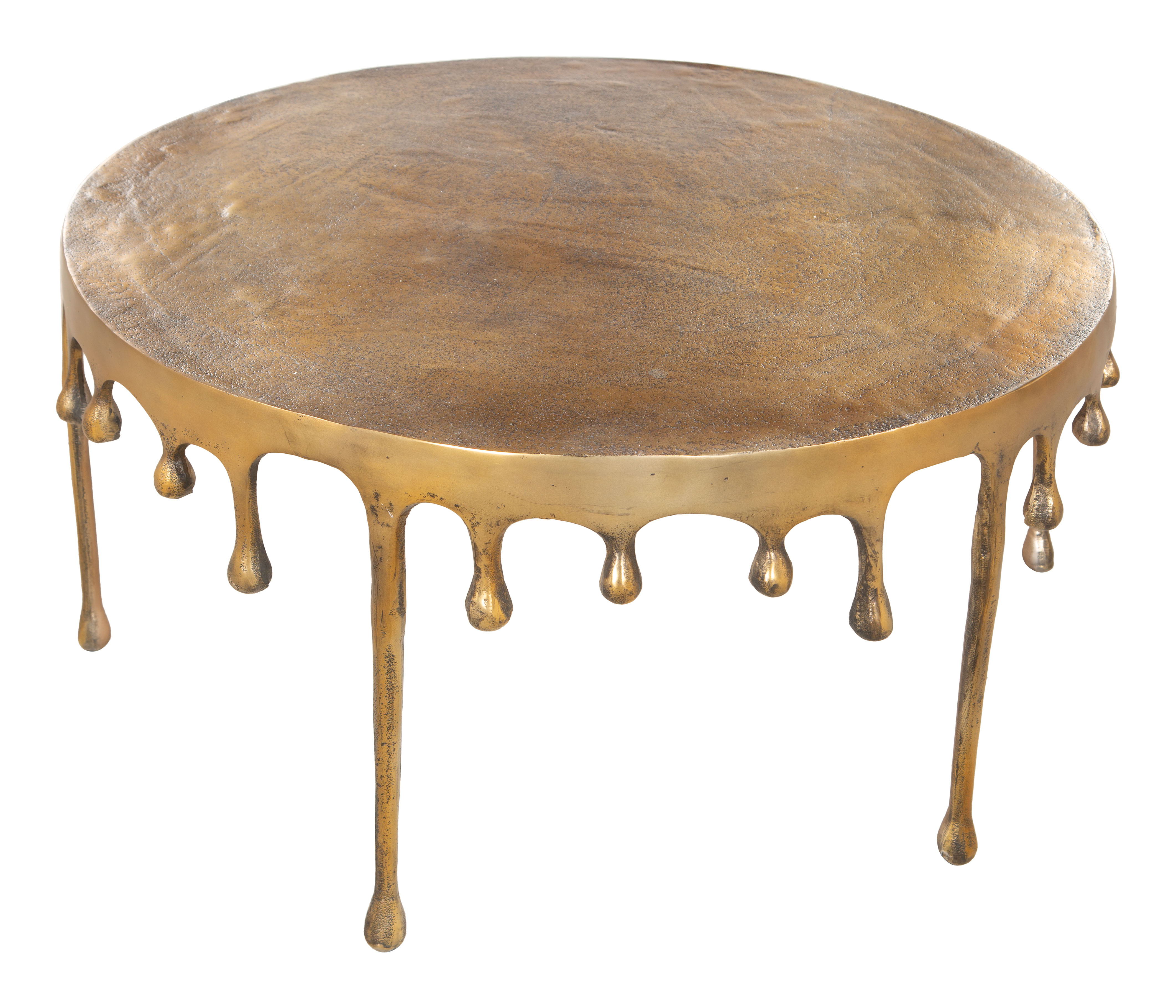 Drip - Coffee Table - Antique Brass - Premium Coffee Tables from Zuo Modern - Just $1950! Shop now at brett interiors