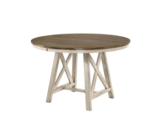 Somerset - Round Table - Vintage White - Premium Dining Tables from New Classic - Just $372.50! Shop now at brett interiors