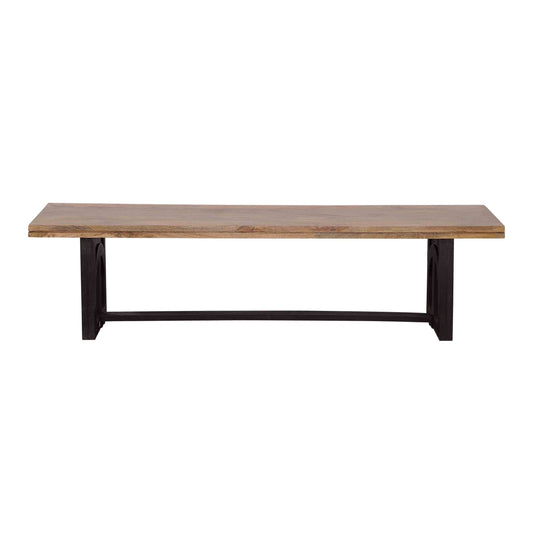 Gateway - Dining Bench - Natural / Nightshade Black - Premium Dining Benches from Coast2Coast Home - Just $1732.50! Shop now at brett interiors