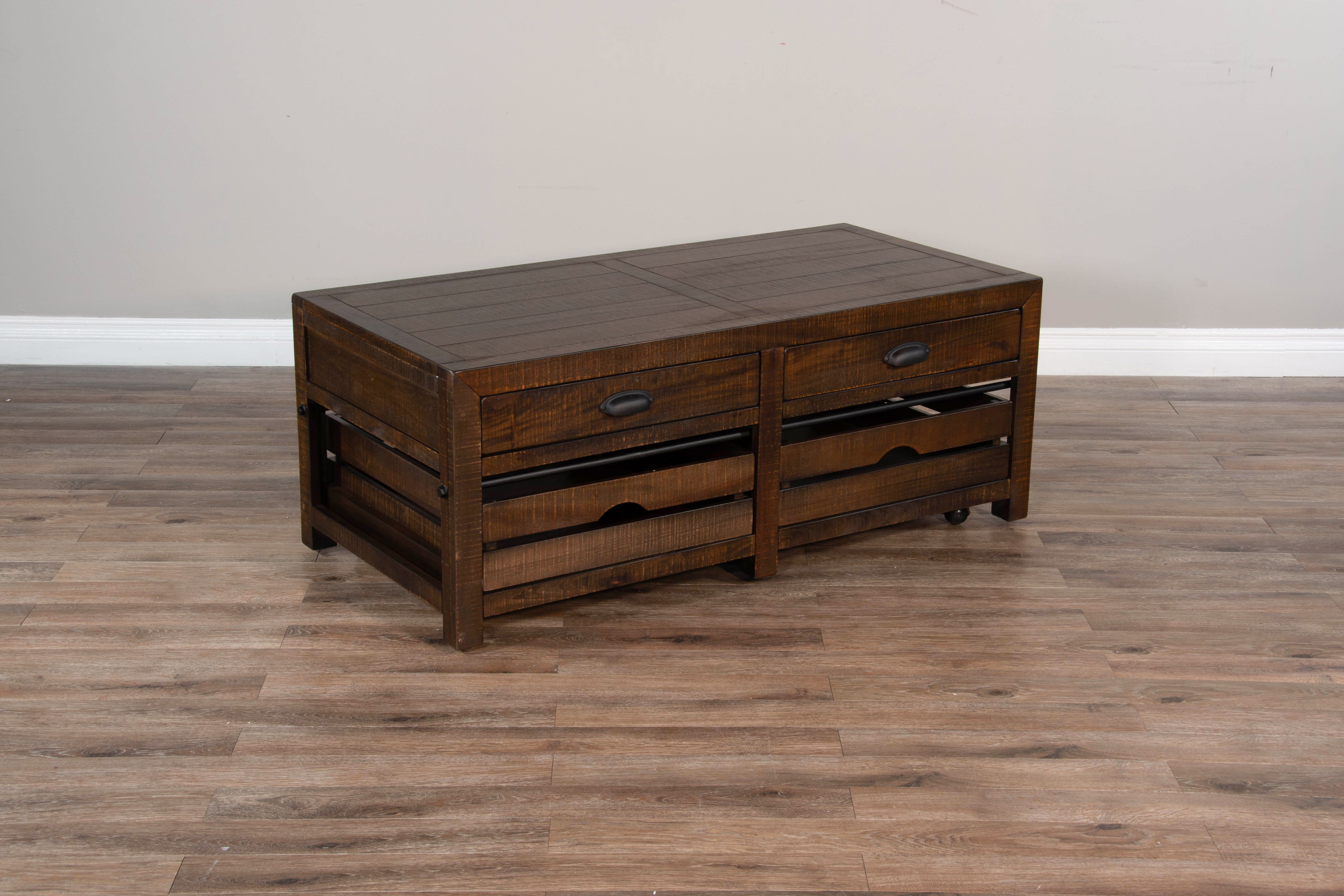 Homestead - 19" Coffee Table - Dark Brown - Premium Coffee Tables from Sunny Designs - Just $614! Shop now at brett interiors