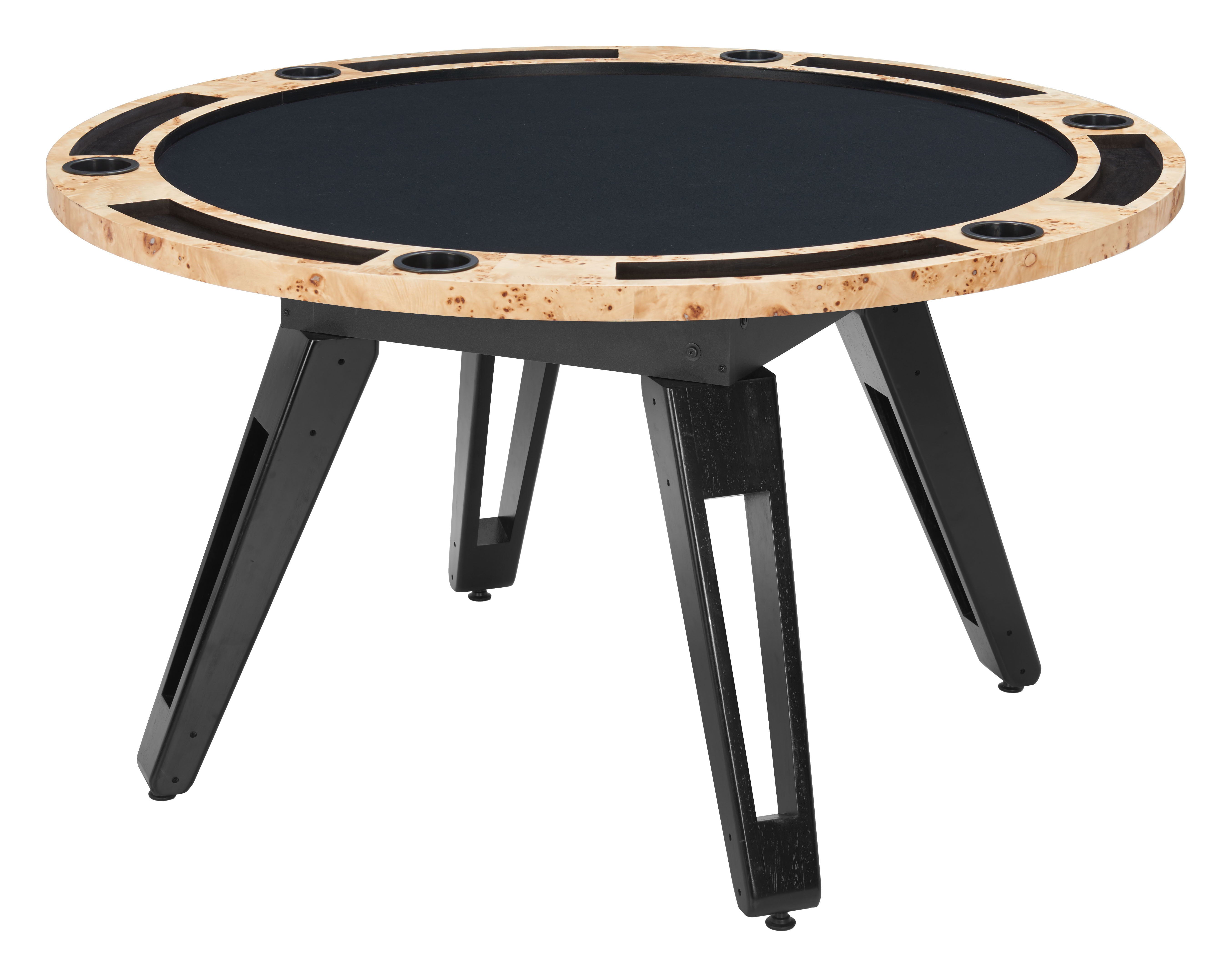 Burl - 2 in 1 Table - Natural - Premium Gaming Tables from Zuo Modern - Just $2425! Shop now at brett interiors