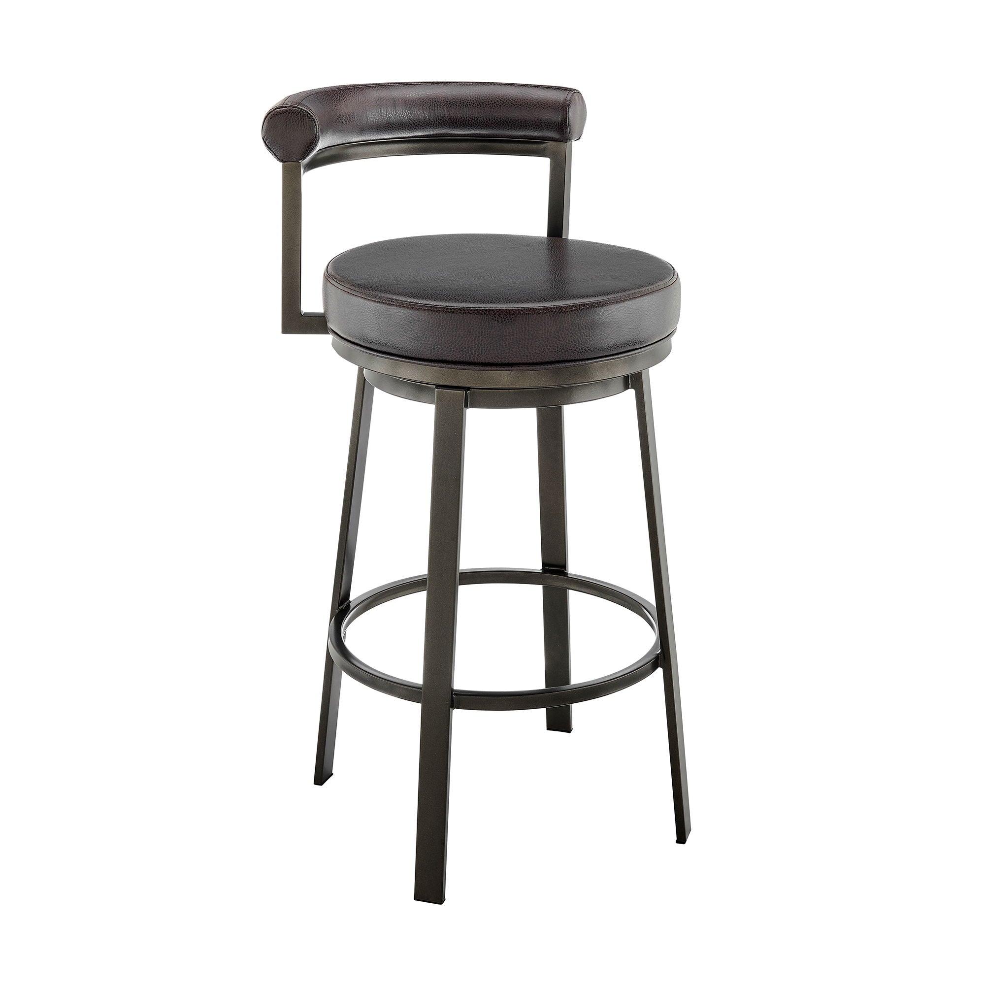 Reuben - Swivel Stool - Premium Counter Height (24"-27") from Armen Living - Just $380! Shop now at brett interiors