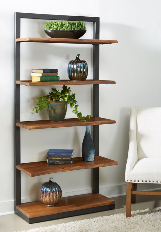 Brownstone II - Bookcase - Nut Brown - Premium Standard Bookcases from Coast2Coast Home - Just $3300! Shop now at brett interiors