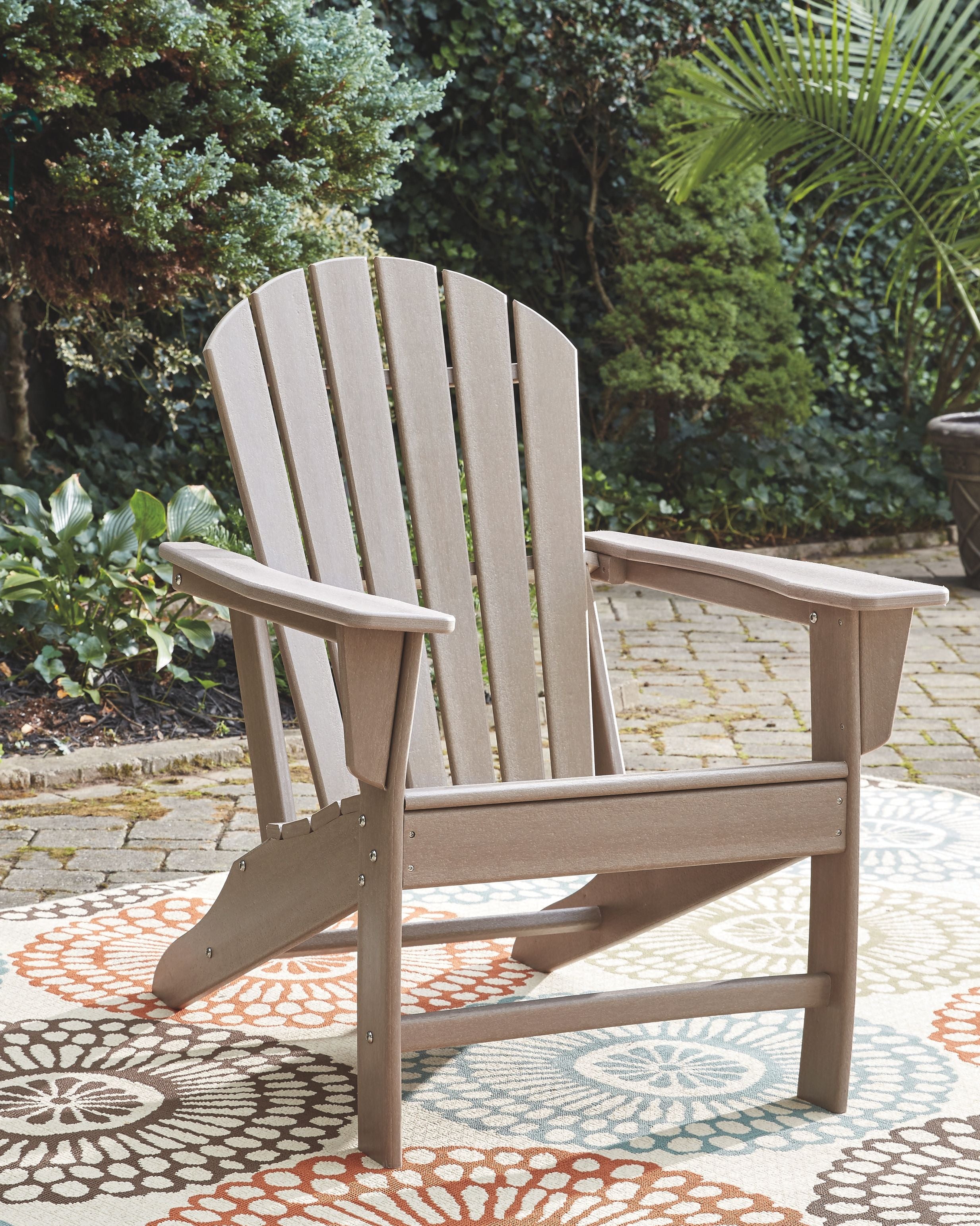 Sundown Treasure - 2 Pc. - Adirondack Chair And Ottoman - Premium 2 Piece Outdoor Sets from Signature Design by Ashley® - Just $437.50! Shop now at brett interiors