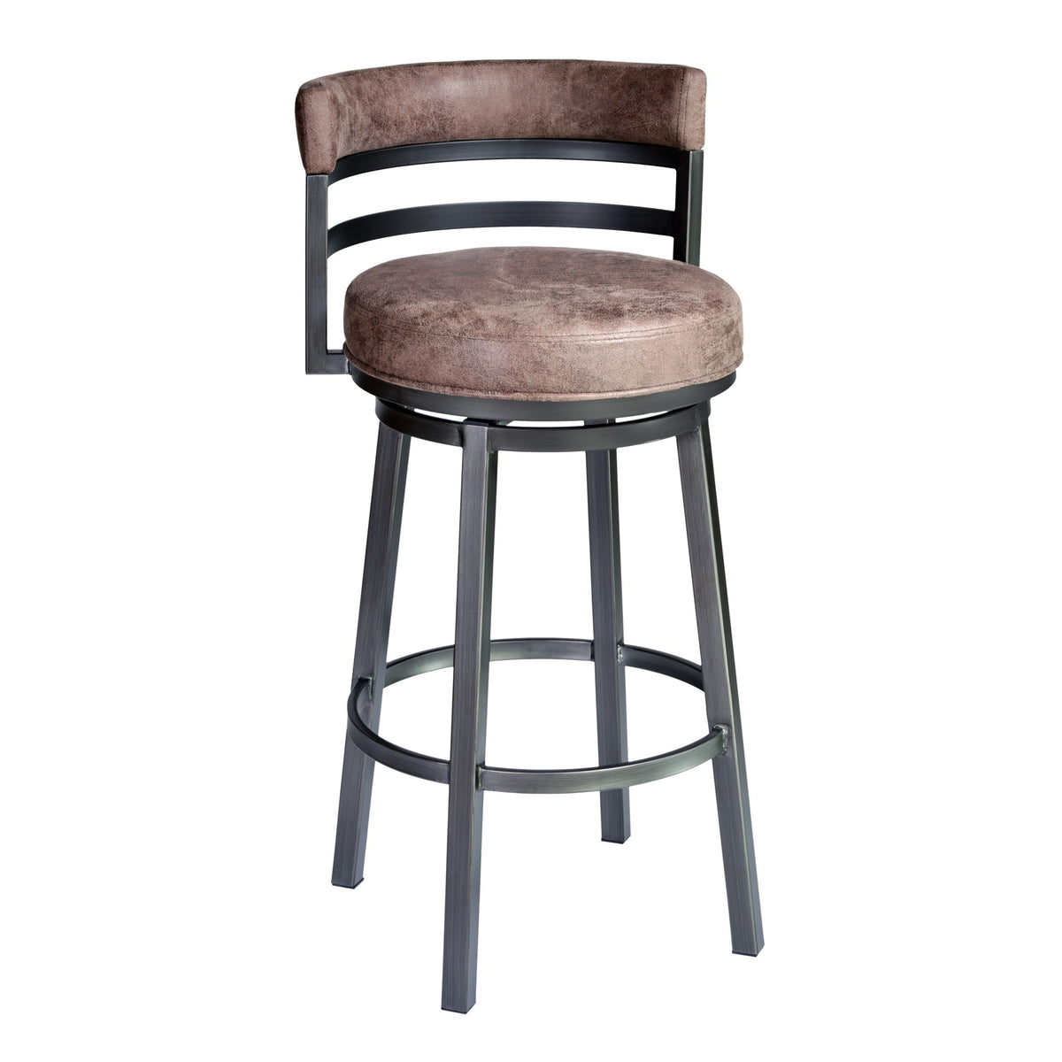 Madrid - Counter Height Swivel Bar Stool - Mineral - Premium Bar Height (28"-30") from Armen Living - Just $355! Shop now at brett interiors