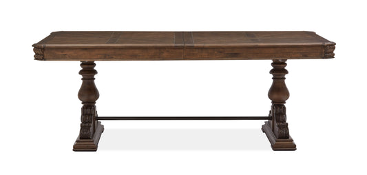 Durango - Trestle Dining Table - Willadeene Brown - Premium Dining Tables with Extensions from Magnussen Furniture - Just $1868! Shop now at brett interiors