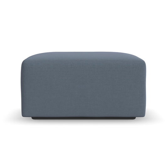 Dawson - Stationary Ottoman - Blue - Premium Accent Ottomans from Flexsteel - Just $437.50! Shop now at brett interiors