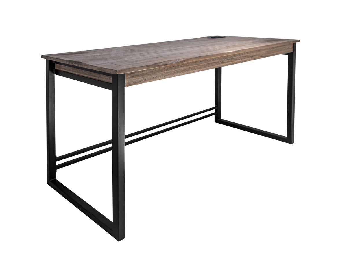 Blacksmith - Desk - Truffle Brown / Oil Black - Premium Writing Desks from International Furniture Direct - Just $822.50! Shop now at brett interiors