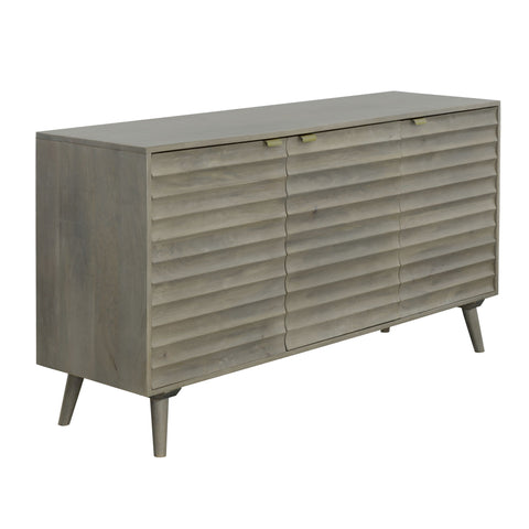 Freya - Three Door Credenza - Shrike Gray - Premium Credenzas from Coast2Coast Home - Just $3547.50! Shop now at brett interiors