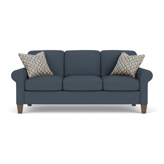 Moxy - Sofa - Blue - Premium Stationary Sofas from Flexsteel - Just $1937.50! Shop now at brett interiors