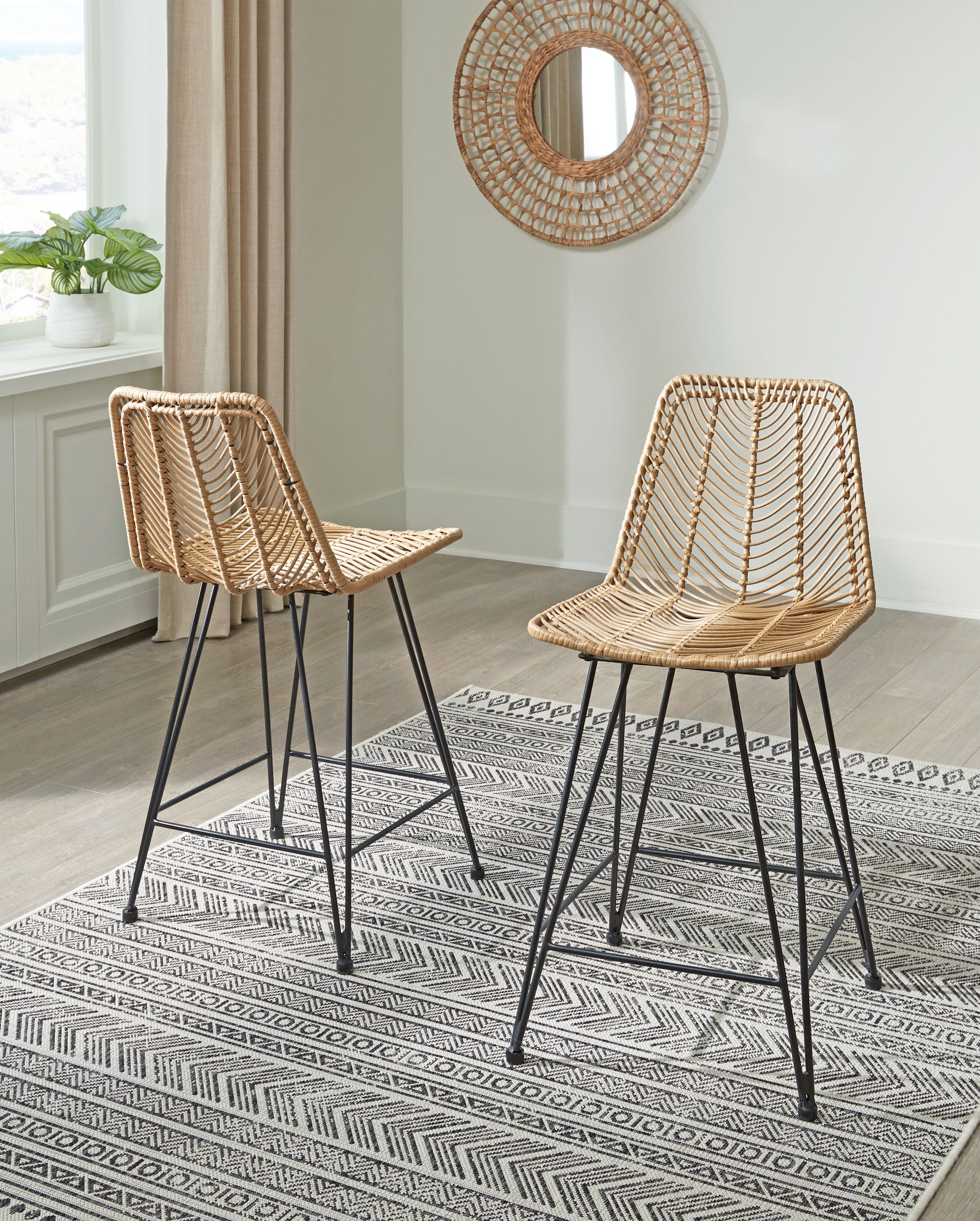 Angentree - Barstool (Set of 2) - Premium Stool Sets from Signature Design by Ashley® - Just $444.70! Shop now at brett interiors