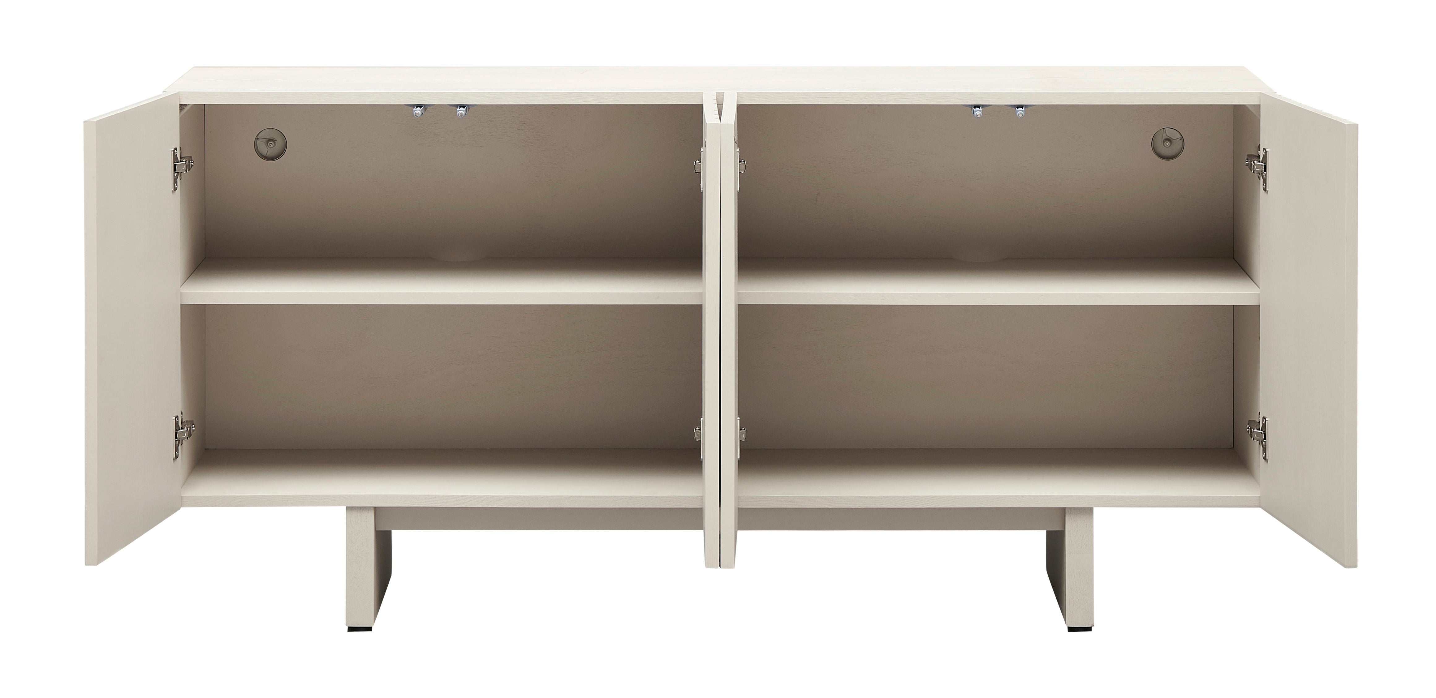 Windham - Four Door Credenza - Cream - Premium Credenzas from Coast2Coast Home - Just $4125! Shop now at brett interiors