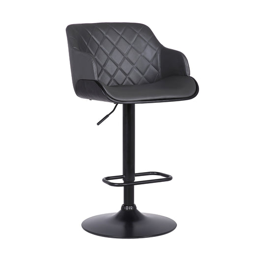 Toby - Adjustable Swivel Bar Stool - Premium Adjustable Height from Armen Living - Just $260! Shop now at brett interiors