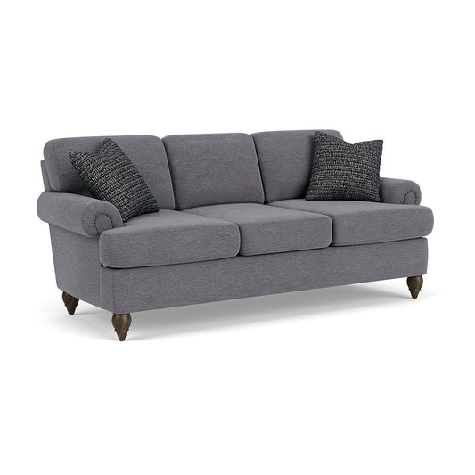 Moxy - Sofa - Dark Gray - Fabric - Premium Stationary Sofas from Flexsteel - Just $1937.50! Shop now at brett interiors