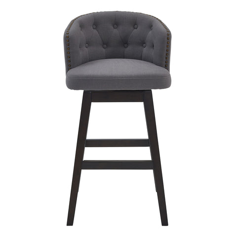 Celine - Swivel Wood Bar Stool - Premium Counter Height (24"-27") from Armen Living - Just $510! Shop now at brett interiors