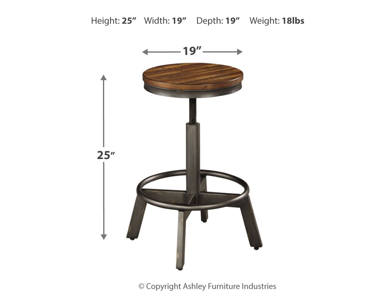 Torjin - Swivel Stool (Set of 2) - Premium Stool Sets from Signature Design by Ashley® - Just $179.05! Shop now at brett interiors