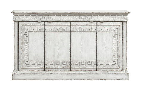 Alinda - Four Door Credenza - White - Premium Credenzas from Coast2Coast Home - Just $4537.50! Shop now at brett interiors