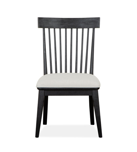 Harper Springs - Dining Side Chair With Upholstered Seat&Windsor Back (Set of 2) - Silo White - Premium Chair Sets from Magnussen Furniture - Just $580! Shop now at brett interiors