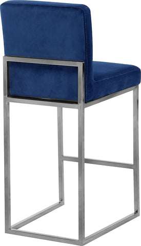 Giselle - Stool with Chrome Legs - Premium Adjustable Height from Meridian Furniture - Just $337.50! Shop now at brett interiors