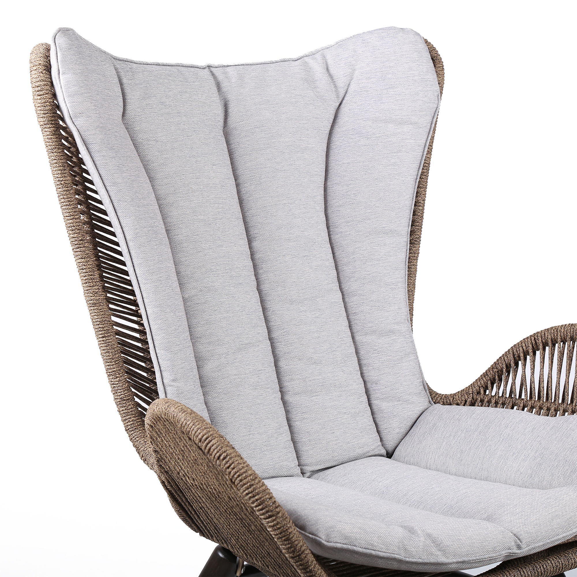 King - Indoor / Outdoor Lounge Chair - Premium Accent Chairs from Armen Living - Just $630! Shop now at brett interiors