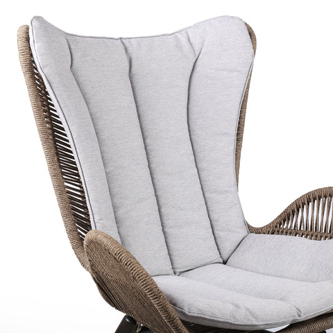 King - Indoor / Outdoor Lounge Chair - Premium Accent Chairs from Armen Living - Just $630! Shop now at brett interiors