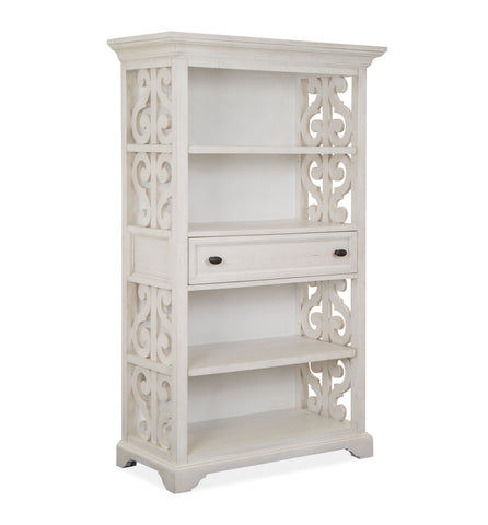 Bronwyn - Bookcase - Alabaster - Premium Standard Bookcases from Magnussen Furniture - Just $1769! Shop now at brett interiors