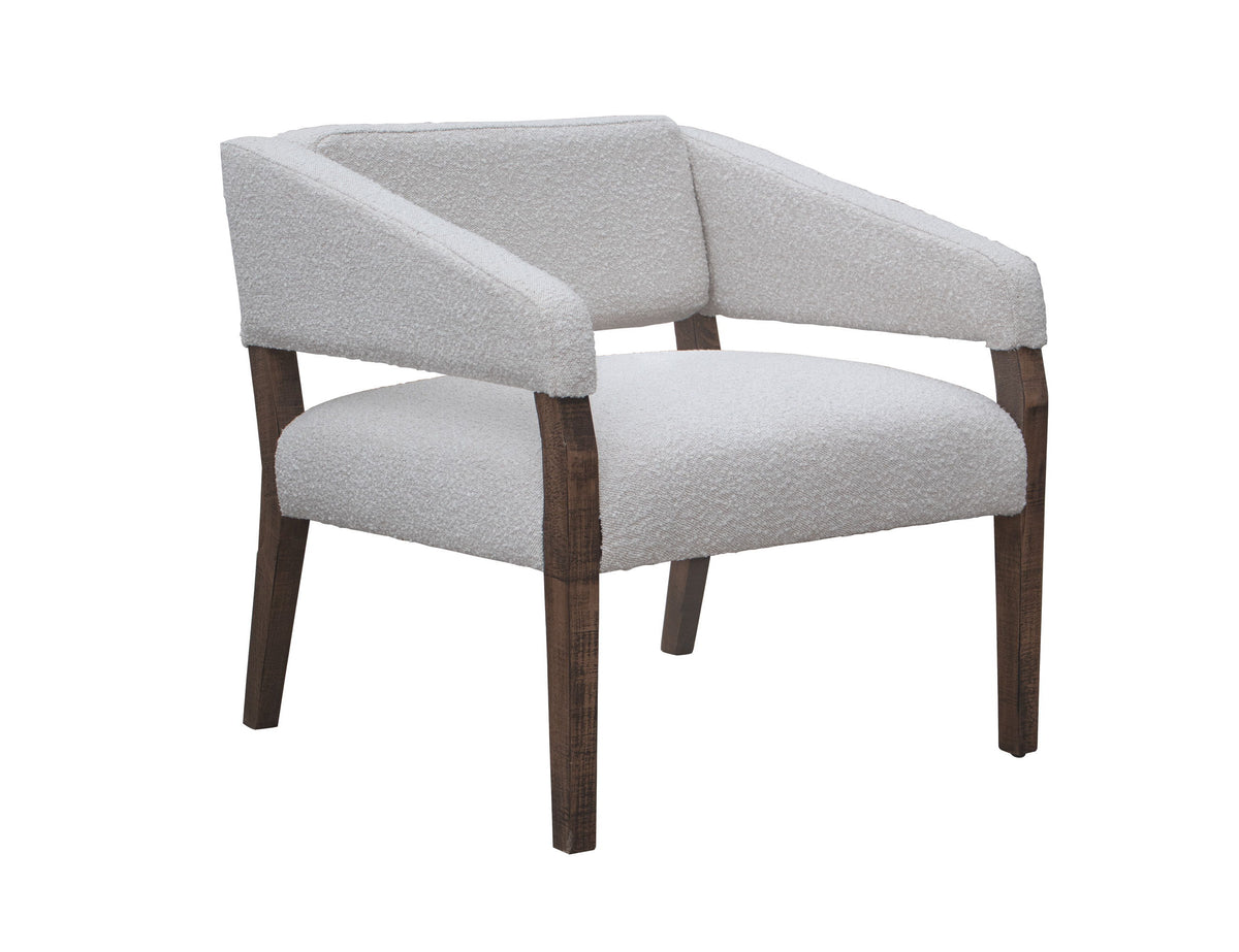 Murcia - Fabric Arm Chair - Light Cream - Premium Arm Chairs from International Furniture Direct - Just $712.50! Shop now at brett interiors