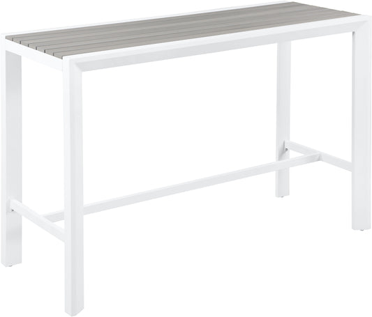 Nizuc - Outdoor Patio Rectangle Bar Table - Premium Bar Tables from Meridian Furniture - Just $1175! Shop now at brett interiors