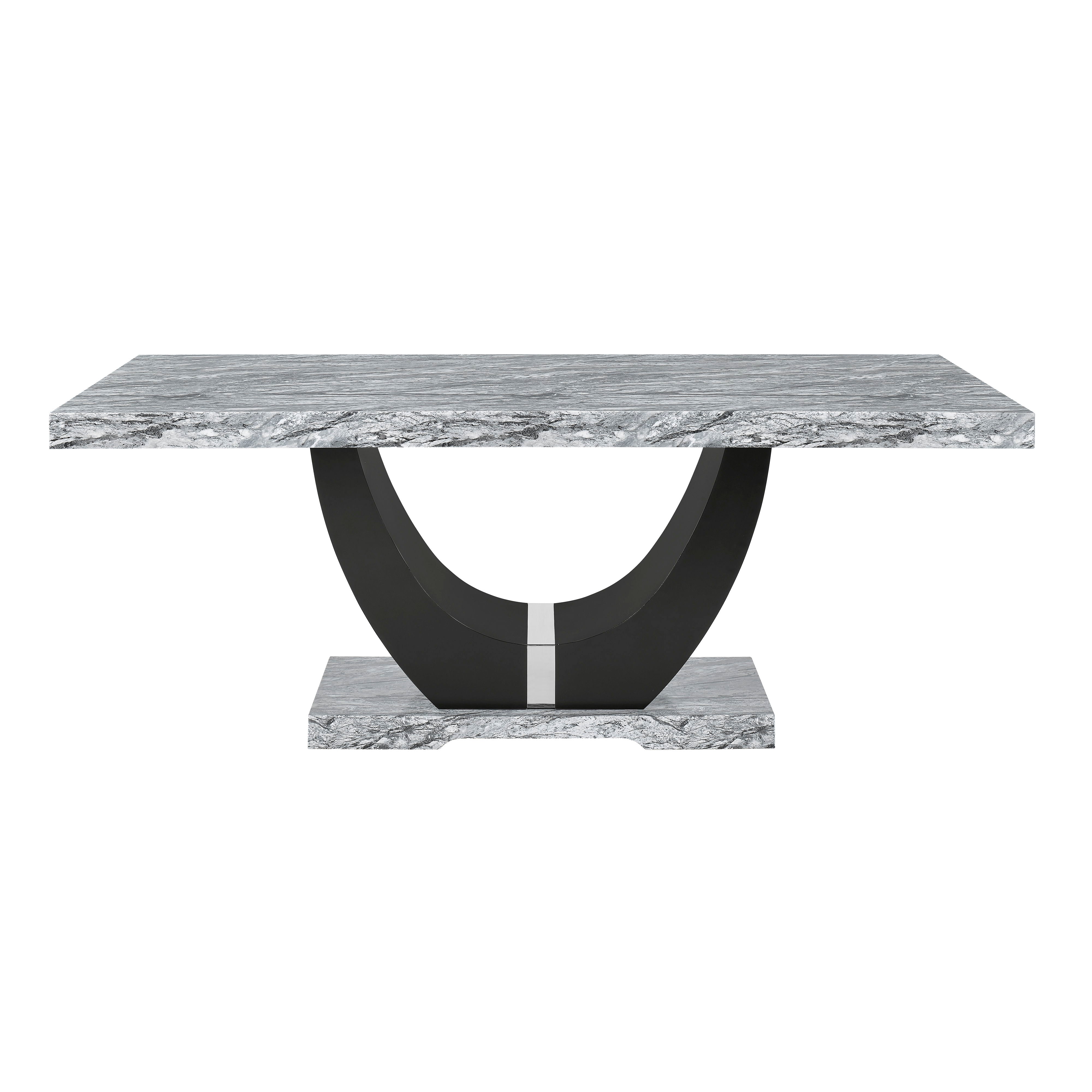 Lyra - Dining Table Top & Base - Gray - Premium Dining Tables from New Classic - Just $822.50! Shop now at brett interiors