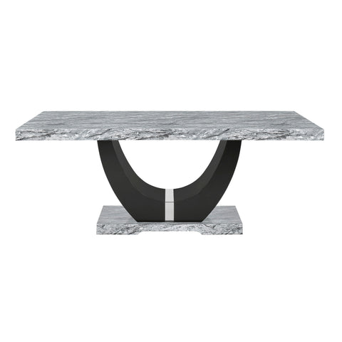 Lyra - Dining Table Top & Base - Gray - Premium Dining Tables from New Classic - Just $822.50! Shop now at brett interiors