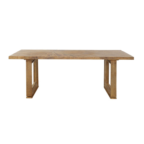 Sunburst - Dining Table - Rayz Natural Brown - Premium Dining Tables from Coast2Coast Home - Just $4125! Shop now at brett interiors