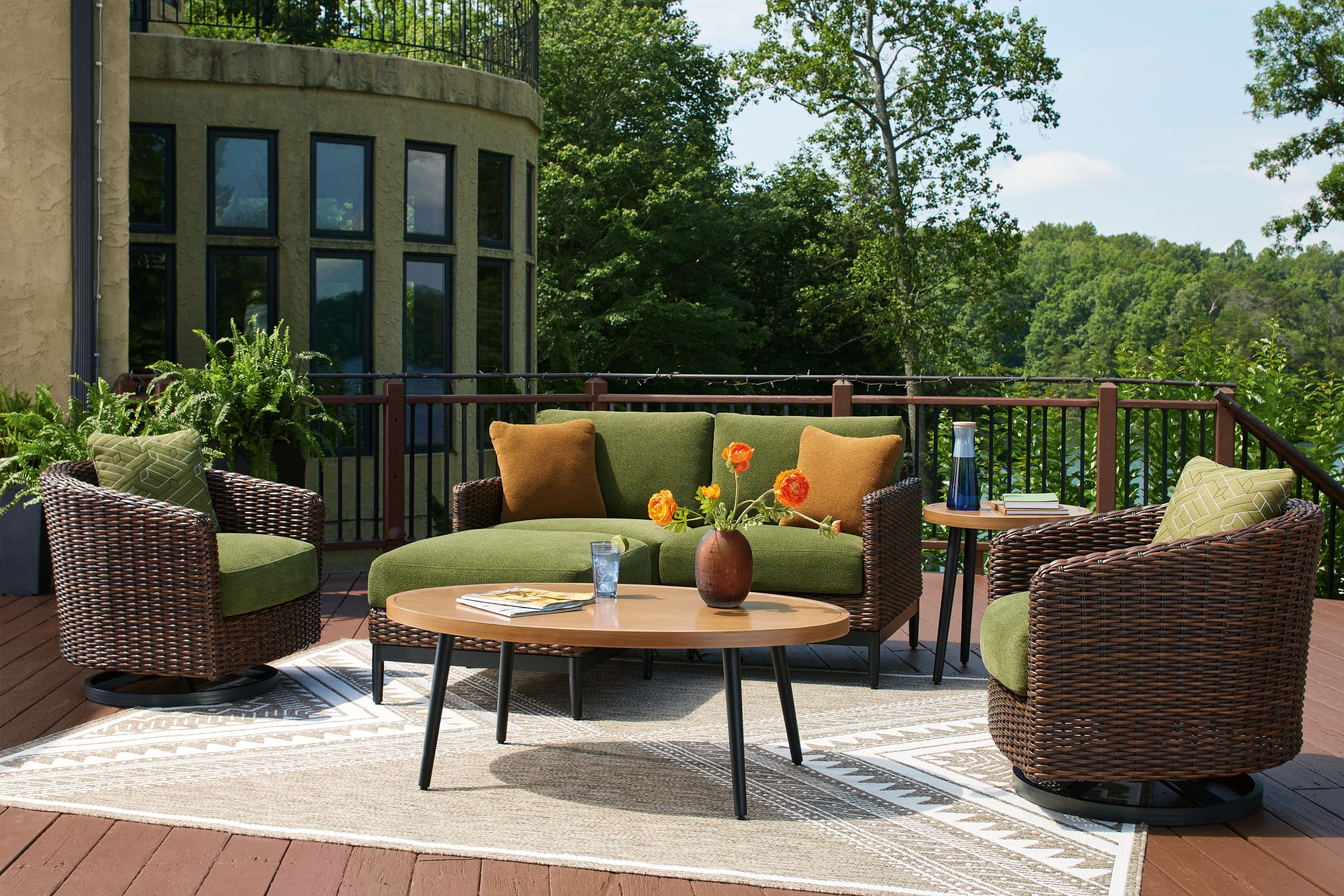 Horizon Hall - Lounge Set - Premium 6 Piece Outdoor Sets from Signature Design by Ashley® - Just $3806.88! Shop now at brett interiors