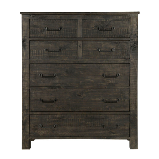 Abington - 5 Drawer Chest - Weathered Charcoal - Premium Accent Chests from Magnussen Furniture - Just $1809! Shop now at brett interiors